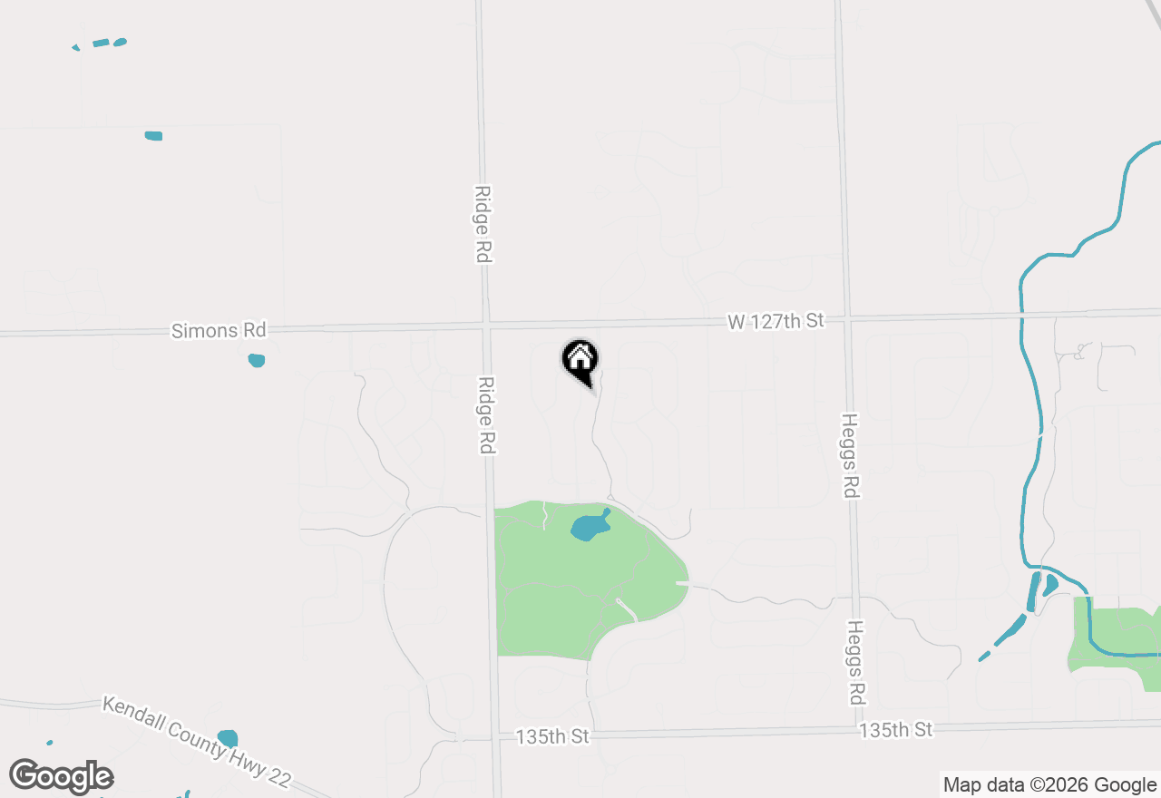 Map of 12814 Grande Poplar Circle, Plainfield, IL 60585