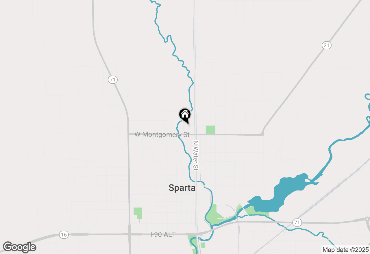 Map of 617 Walnut St, Sparta, WI 54656