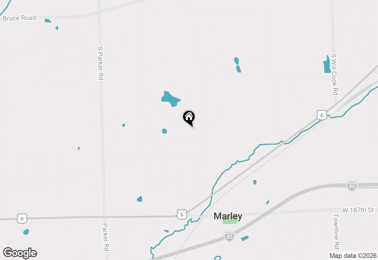 Map of 18048 S Crystal Lake Drive, Mokena, IL 60448