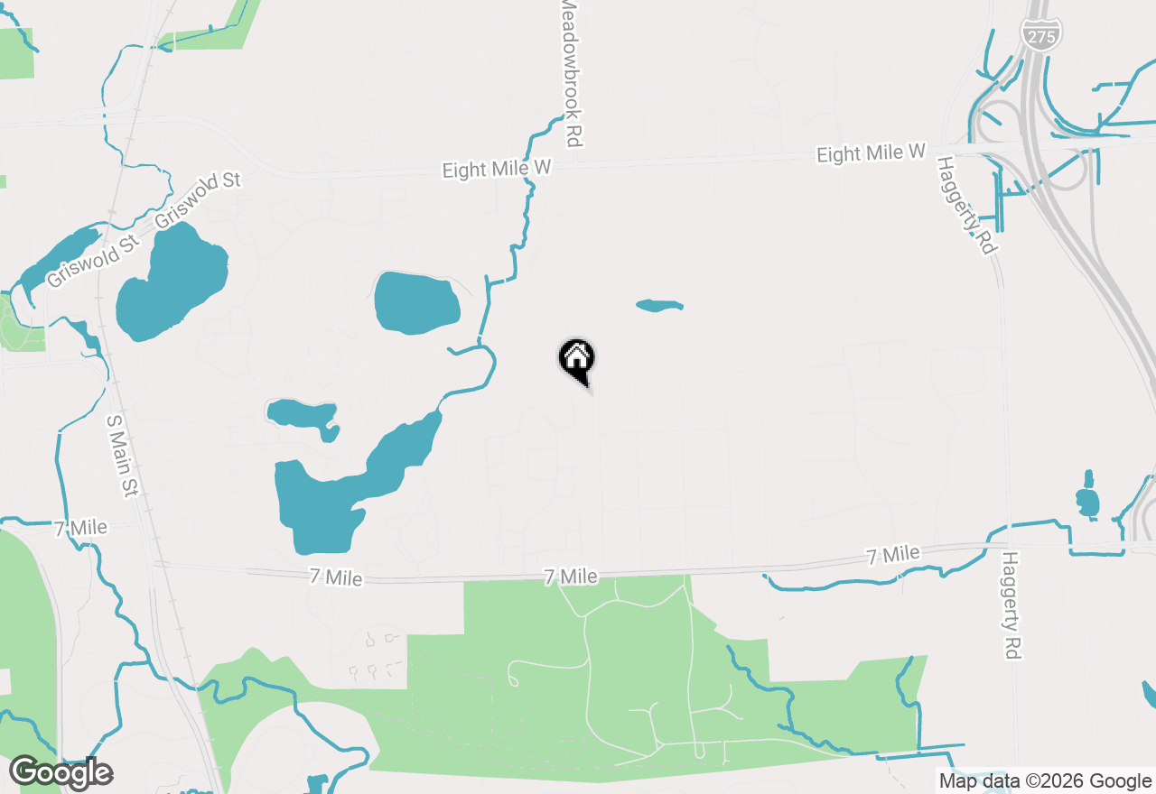 Map of 19714 Cardene Way #80, Northville, MI 48167
