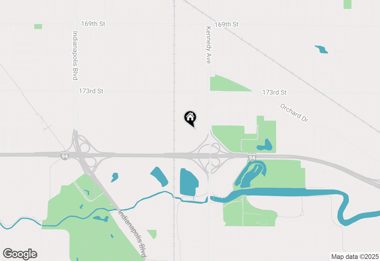 Map of 7516 Alexander Avenue, Hammond, IN 46323