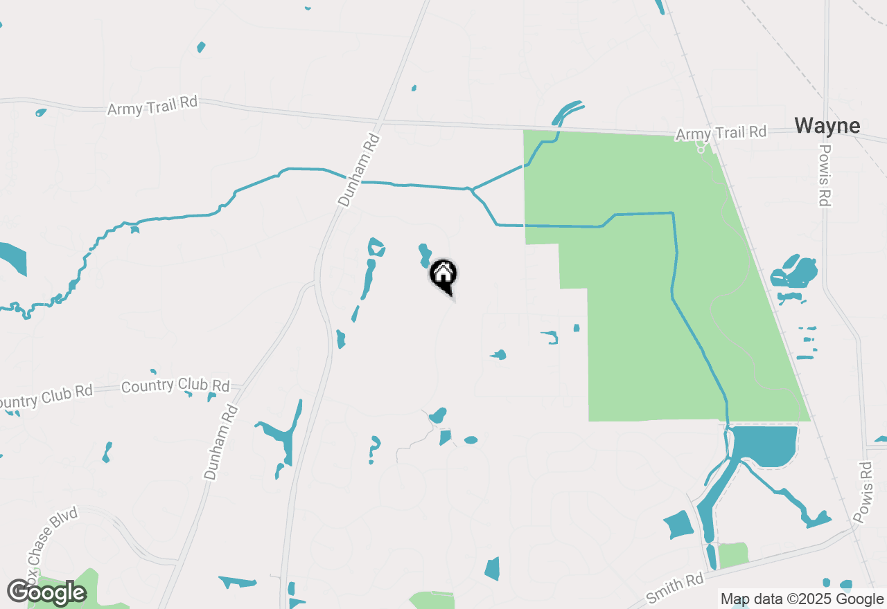 Map of 3904 Royal Fox Drive, St. Charles, IL 60174