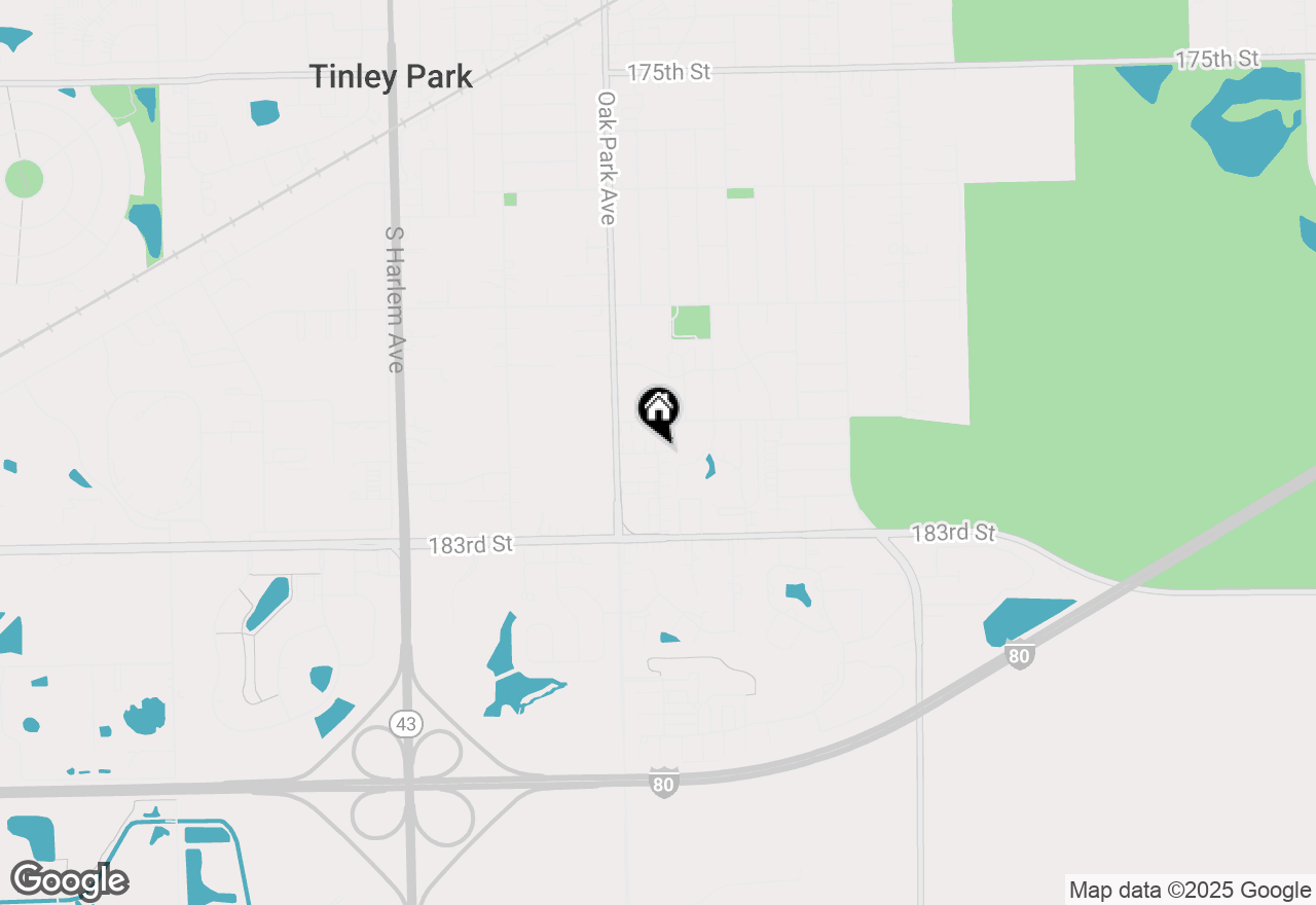 Map of 11020 Eagle Drive #B, Palos Hills, IL 60465