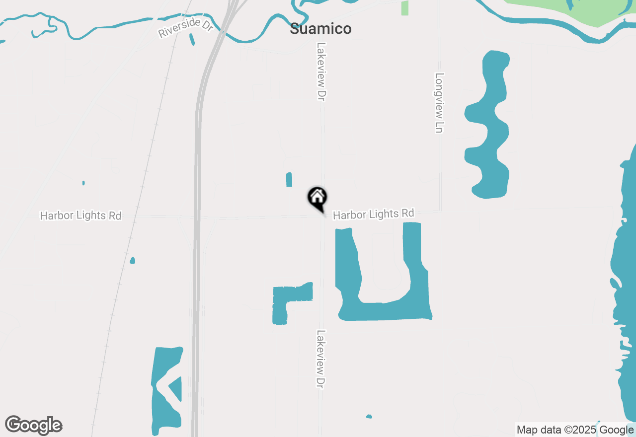 Map of 1429 Harbor Lights Rd, Suamico, WI 54173