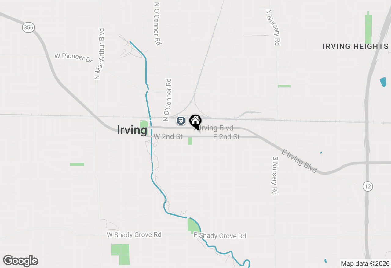 Map of 136 S Main Street #108 & #110, Irving, TX 75060