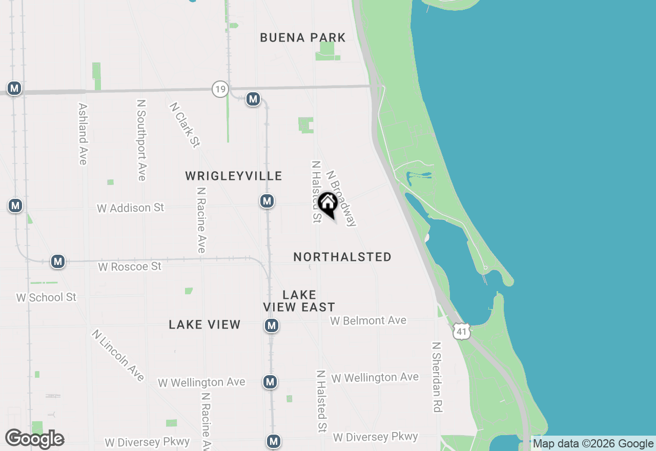 Map of (Address confidential), Chicago, Illinois 60657