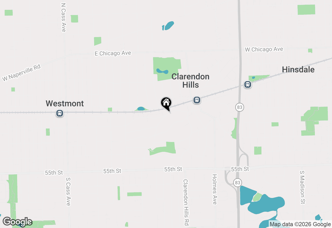 Map of 400 Mcdaniels Circle #405, Clarendon Hills, IL 60514