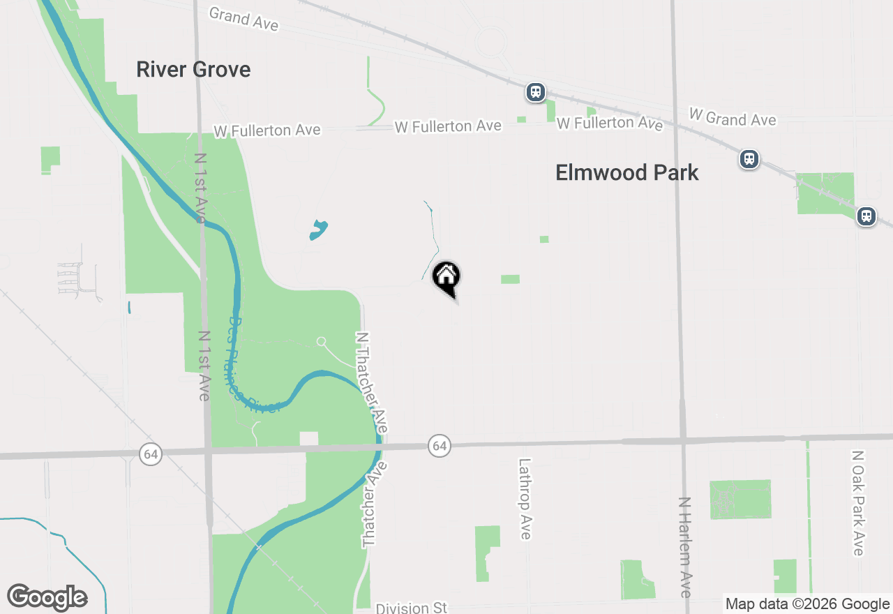 Map of 1925 N 78th Avenue, Elmwood Park, IL 60707