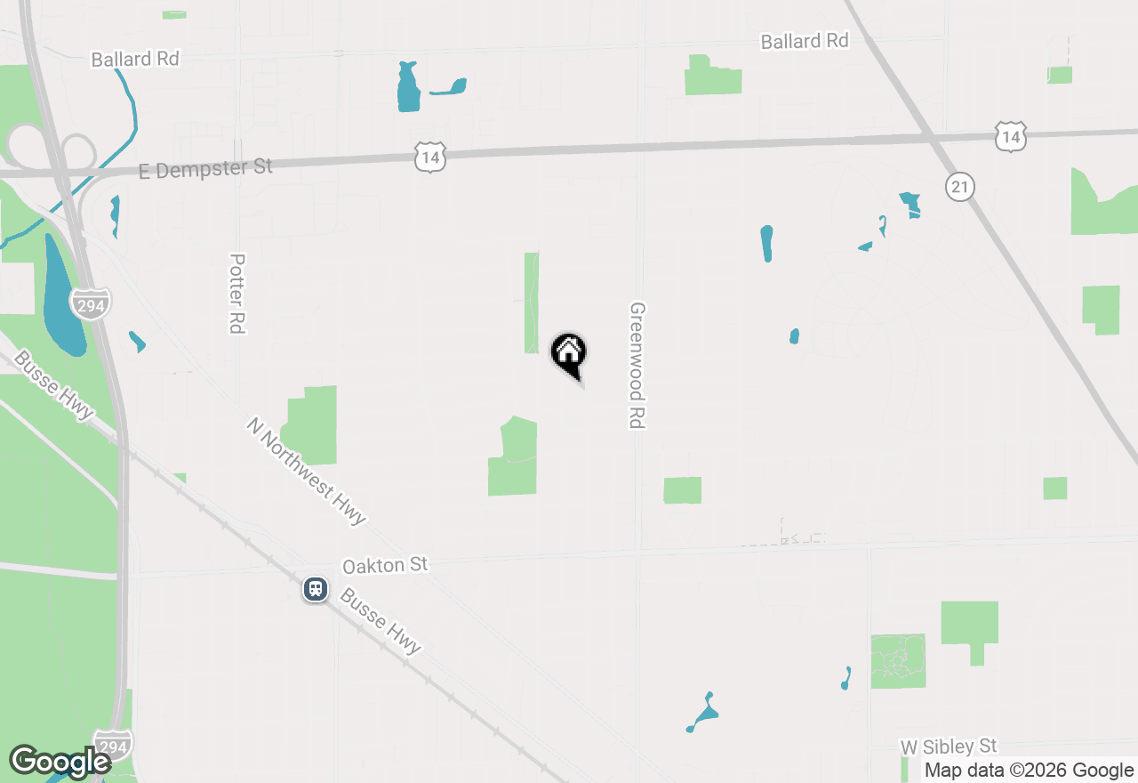 Map of 8321 N Knight Avenue, Niles, IL 60714