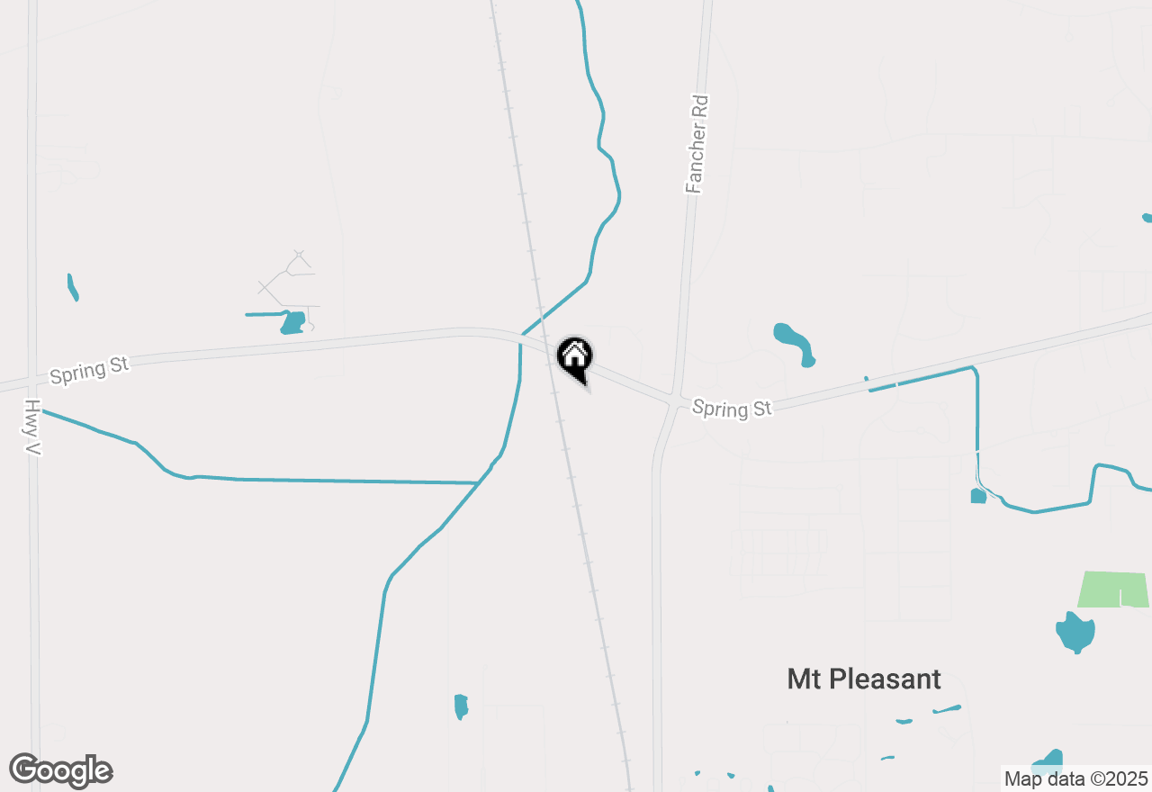 Map of 10017 Spring St, Mount Pleasant, WI 53406