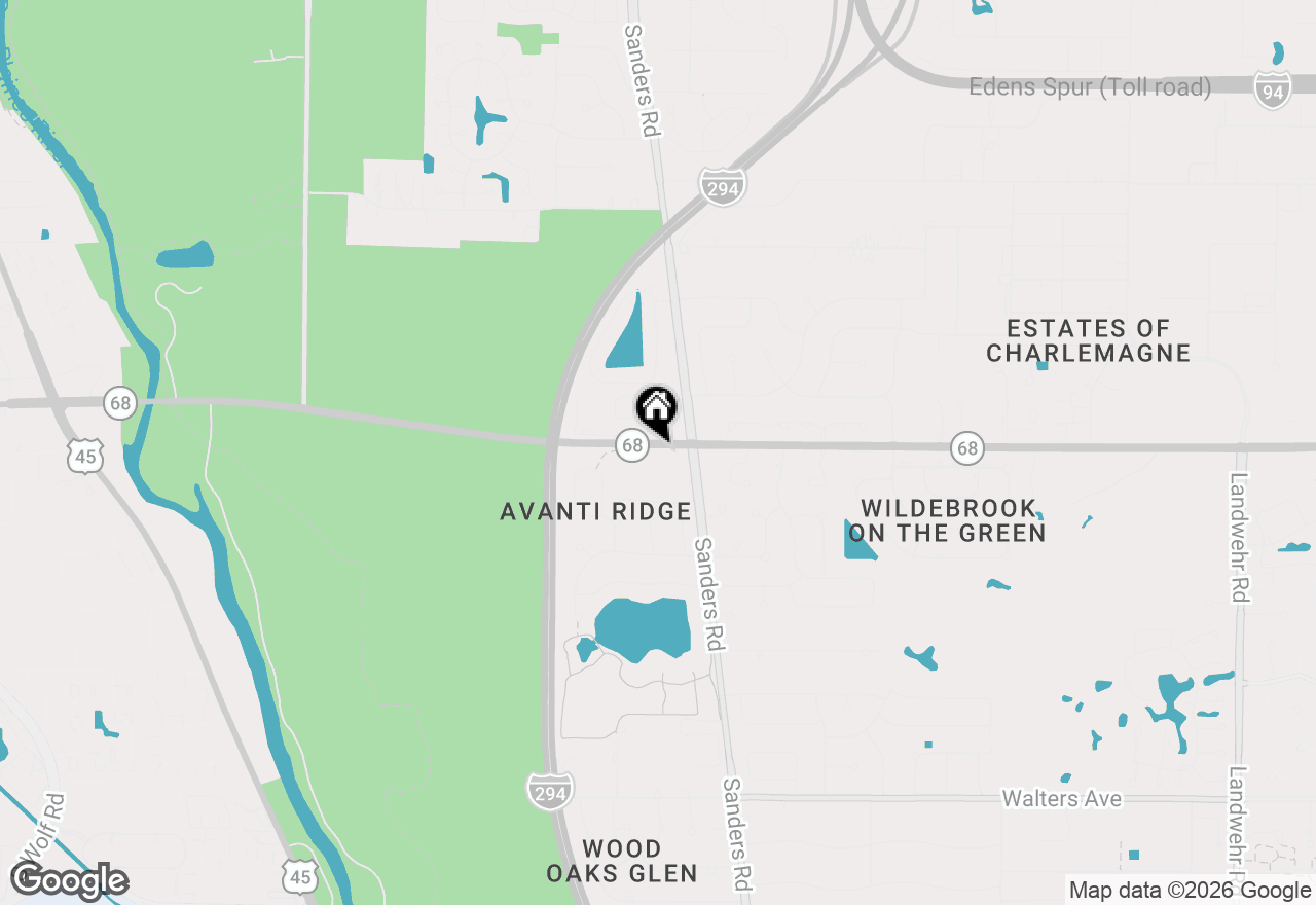 Map of (Address confidential), Northbrook, Illinois 60062