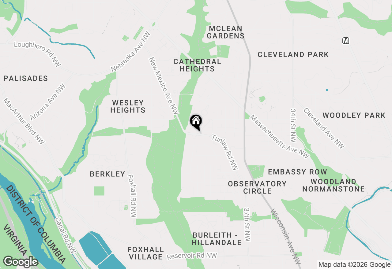 Map of 4000 Tunlaw Road Nw #318, Washington, DC 20007