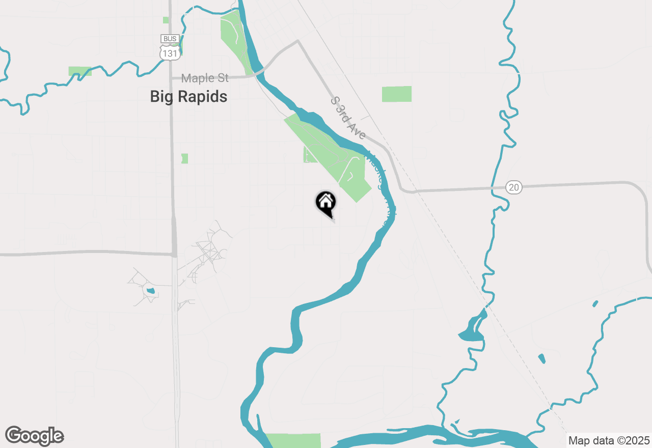 Map of 717 Cherry Avenue, Big Rapids, MI 49307