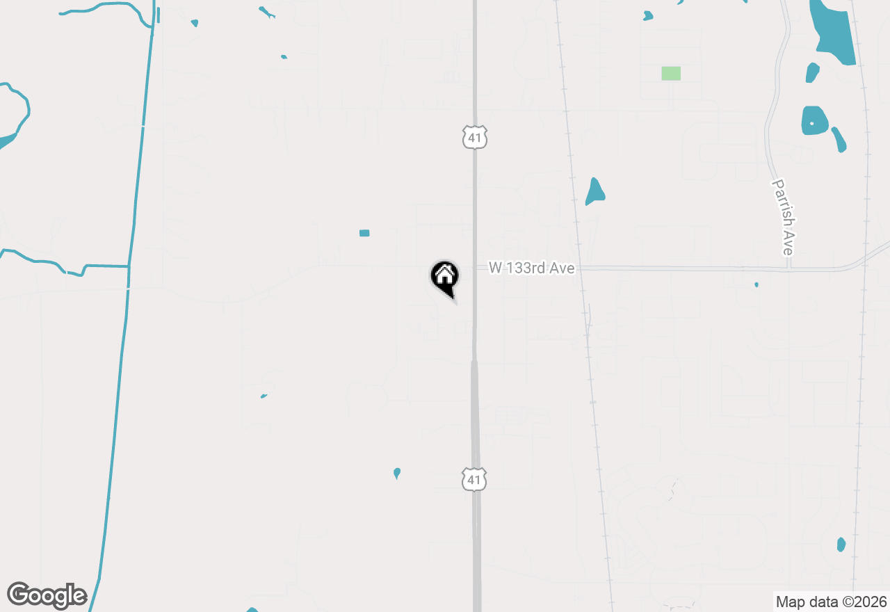 Map of 11395 W 133rd Lane, Cedar Lake, IN 46303