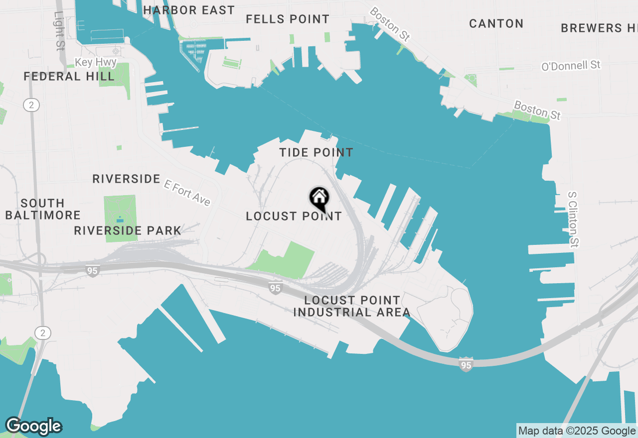 Map of 1318 Richardson Street, Baltimore, MD 21230