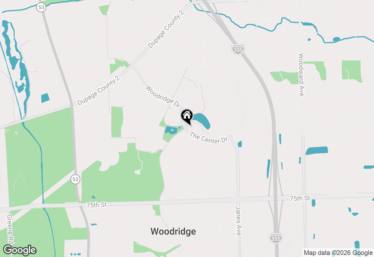Map of 6257 Sandbelt Drive #6257, Woodridge, IL 60517