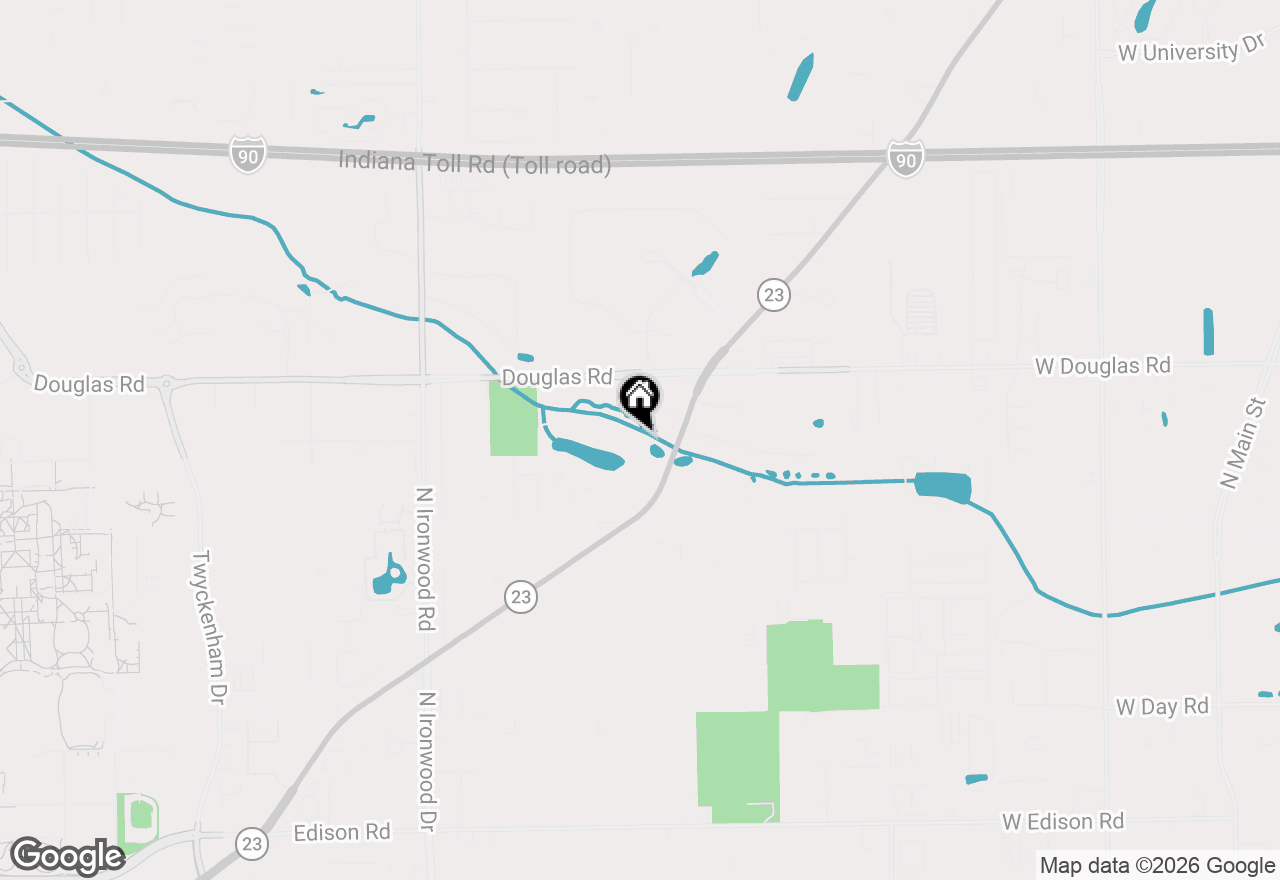 Map of 17555 N Juday Lake Drive, South Bend, IN 46635