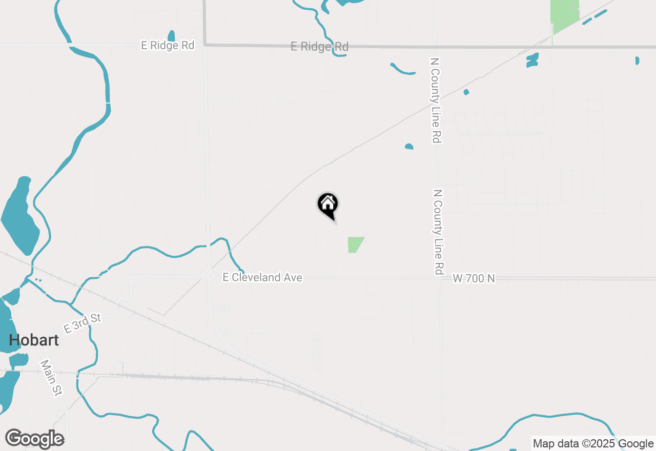 Map of 177 N Union Street, Hobart, IN 46342