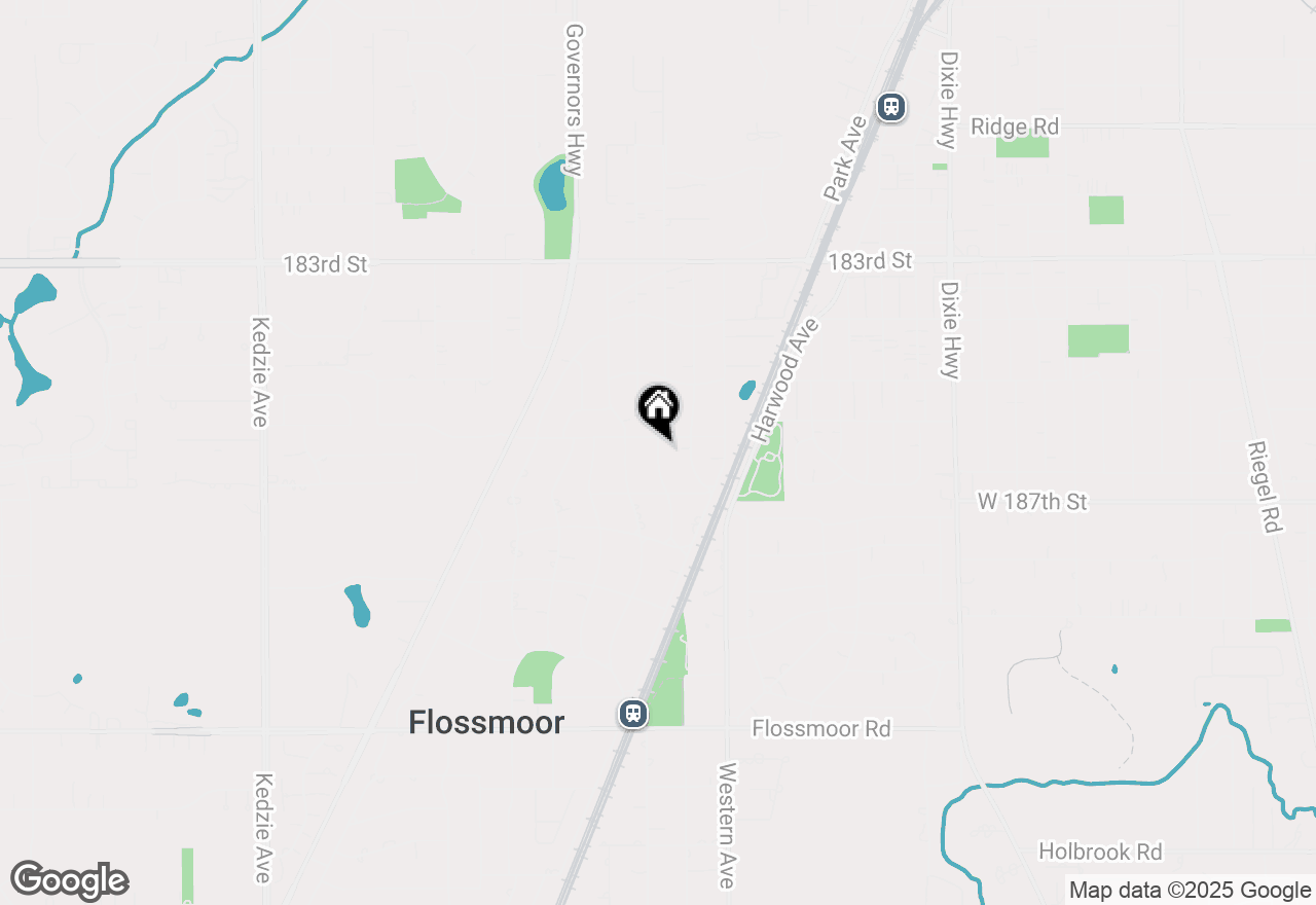 Map of 625 Perth Avenue, Flossmoor, IL 60422