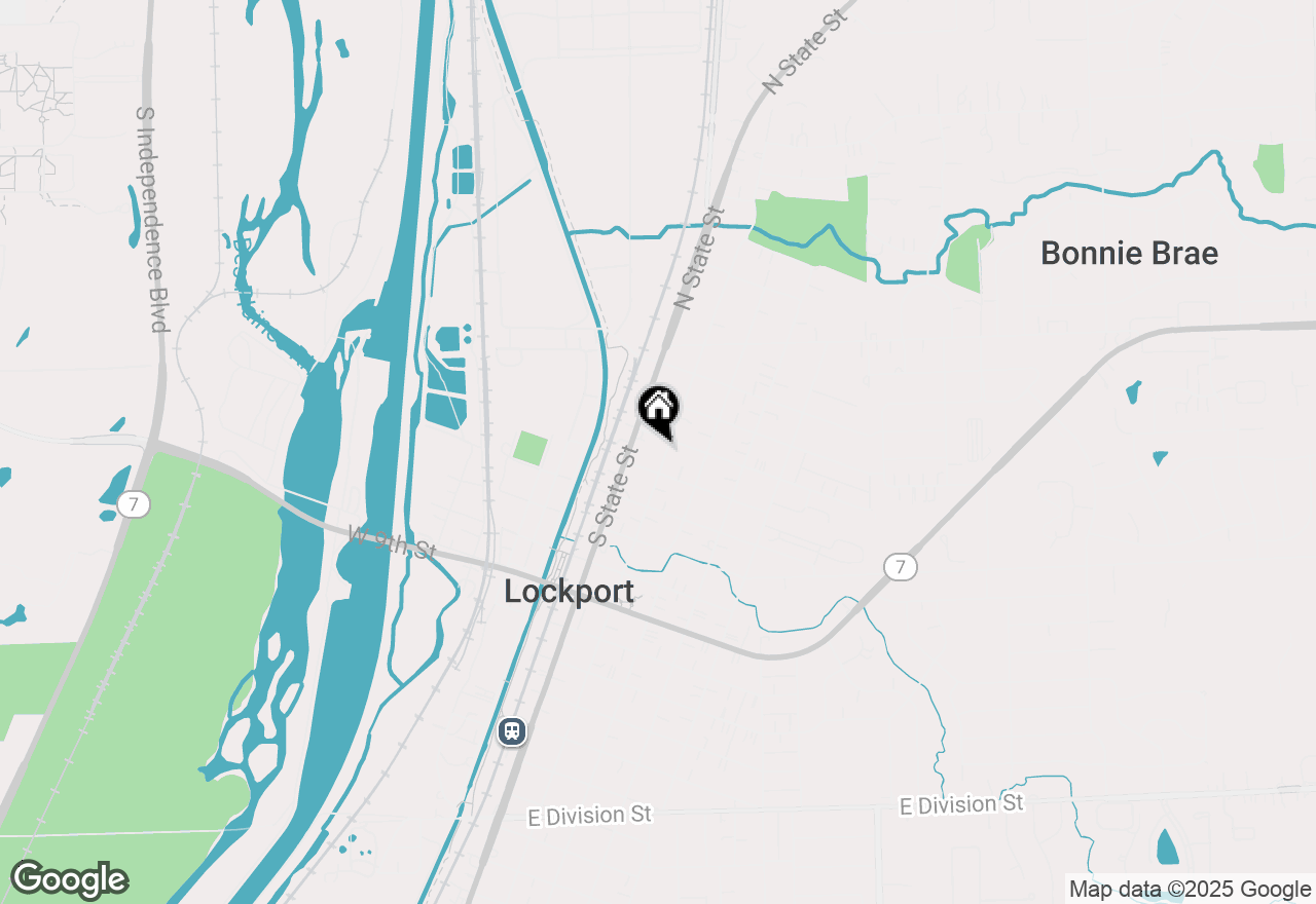 Map of 407 S Hamilton Street, Lockport, IL 60441