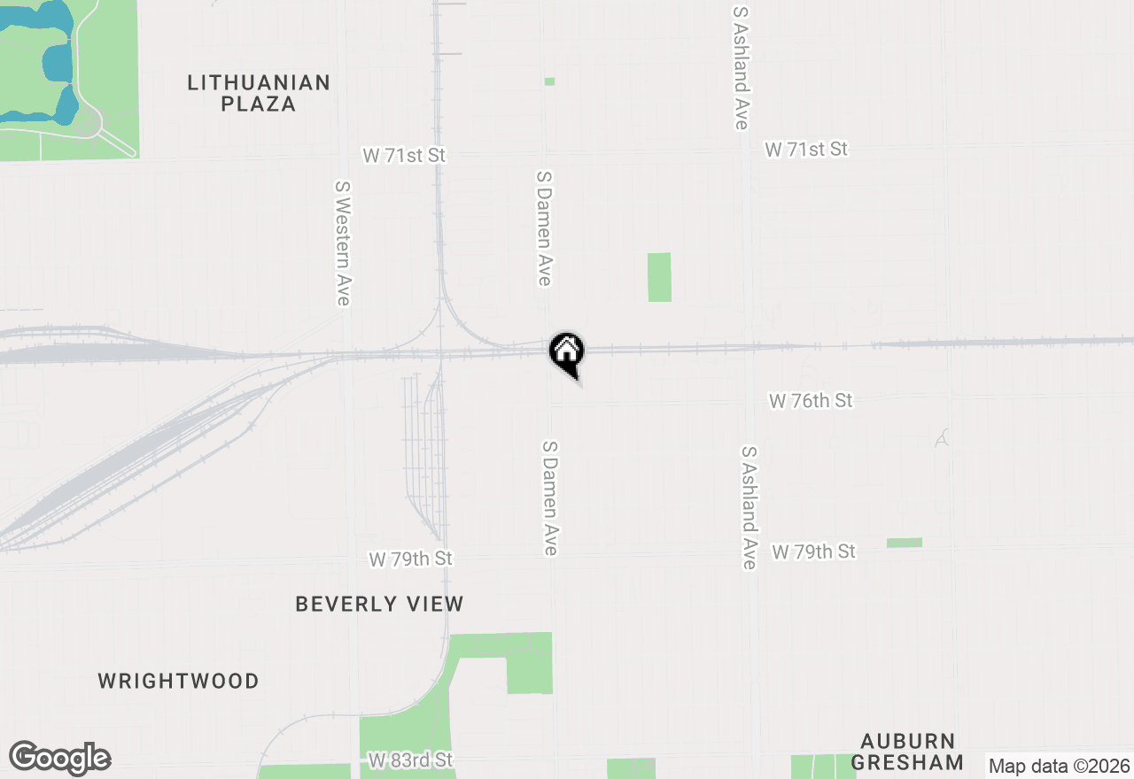 Map of 7540 S Winchester Avenue, Chicago, IL 60620