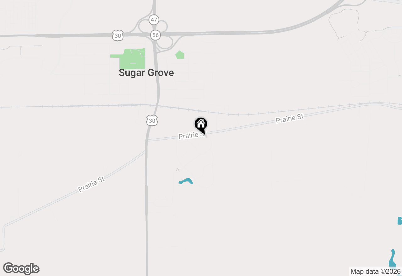 Map of 170 Cobbler Court, Sugar Grove, IL 60554