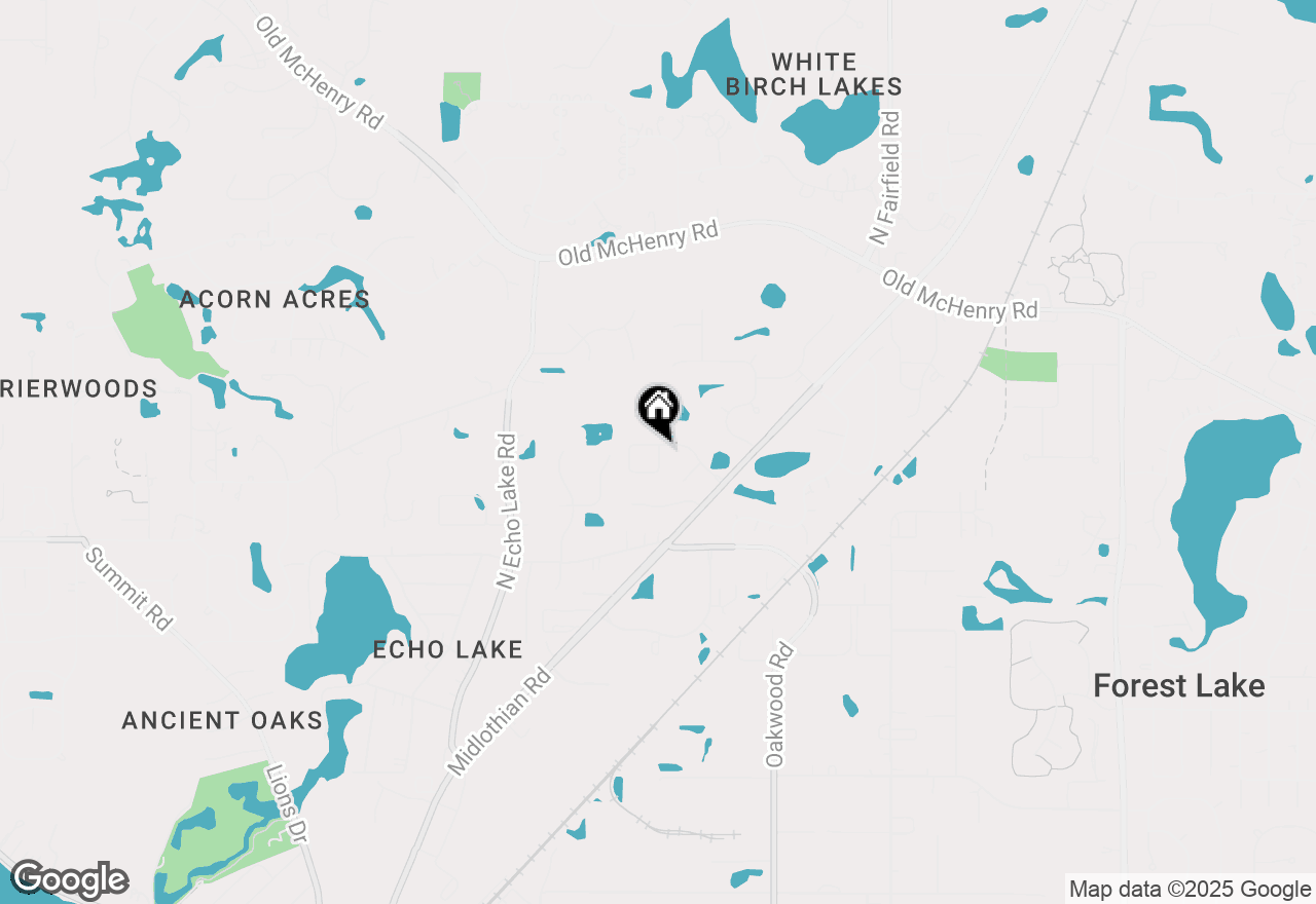 Map of 1070 Avery Ridge Circle, Lake Zurich, IL 60047