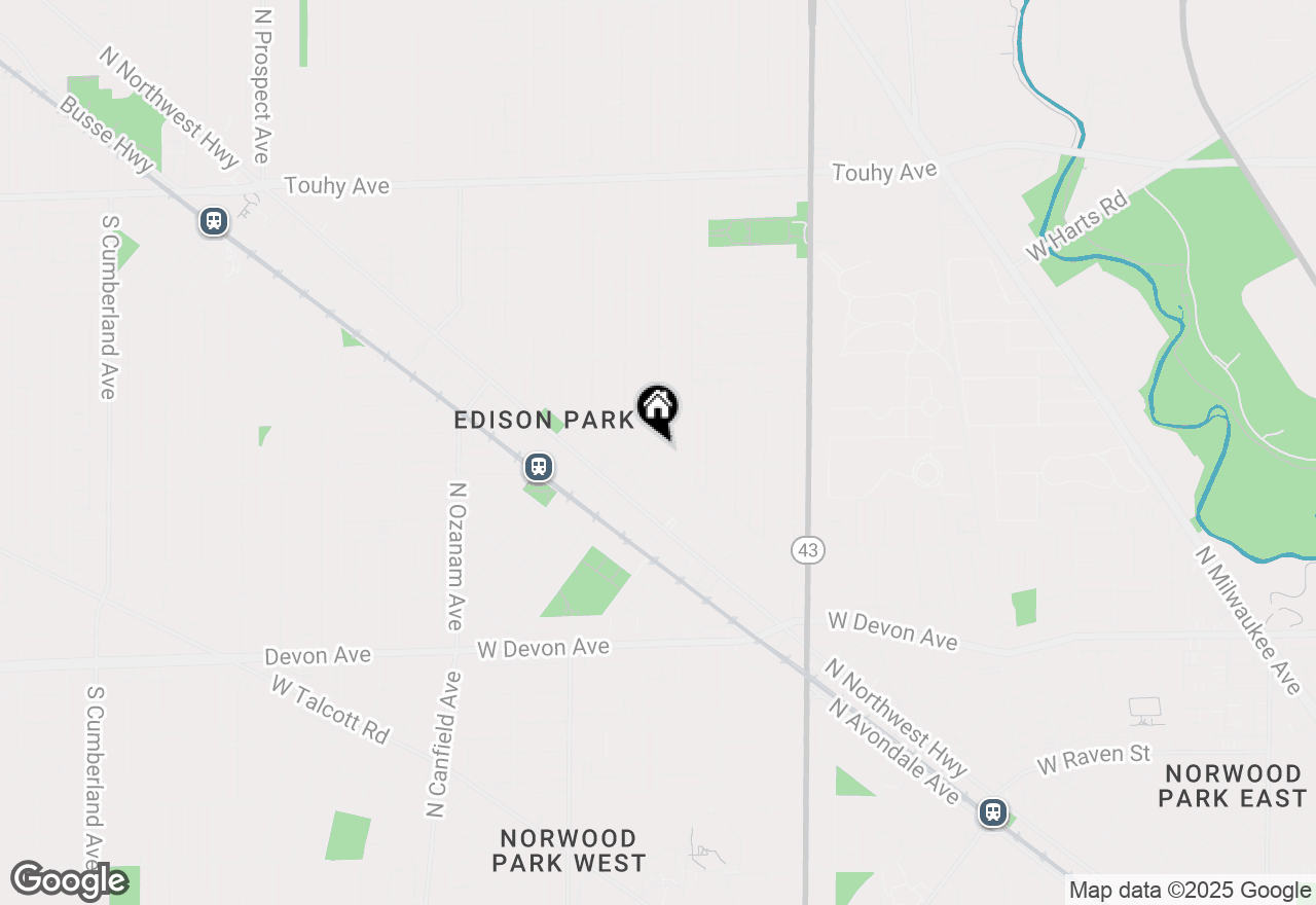 Map of 6708 N Olympia Avenue, Chicago, IL 60631