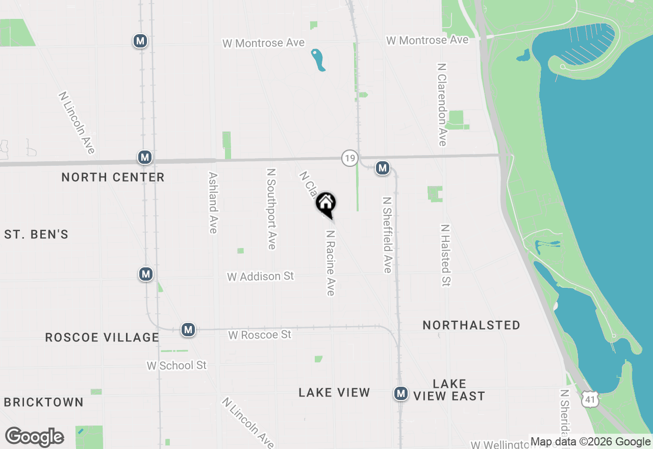 Map of 3744 N Racine Avenue, Chicago, IL 60613