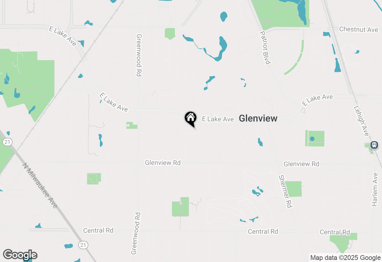 Map of 2946 Knollwood Lane, Glenview, IL 60025