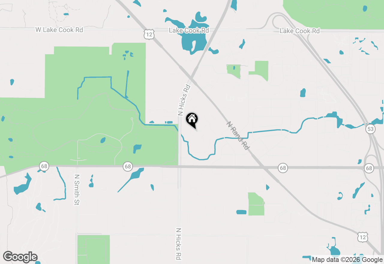 Map of 431 E Osage Lane #2B, Palatine, IL 60074