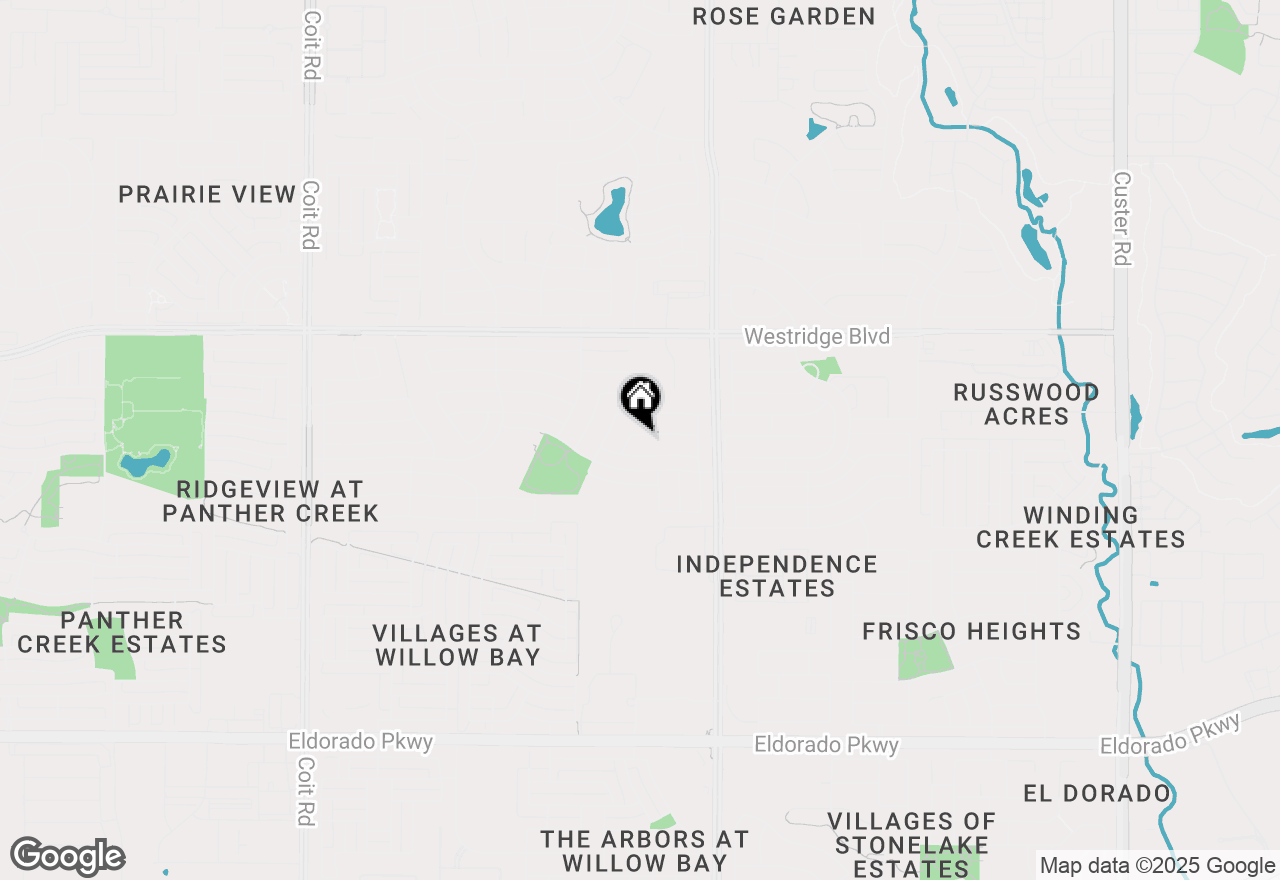 Map of 10217 Placid Drive, Mckinney, TX 75072