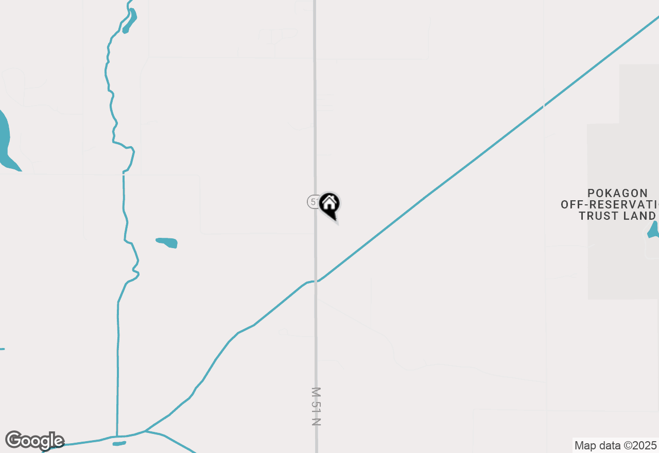 Map of VL M 51 N, Dowagiac, MI 49047