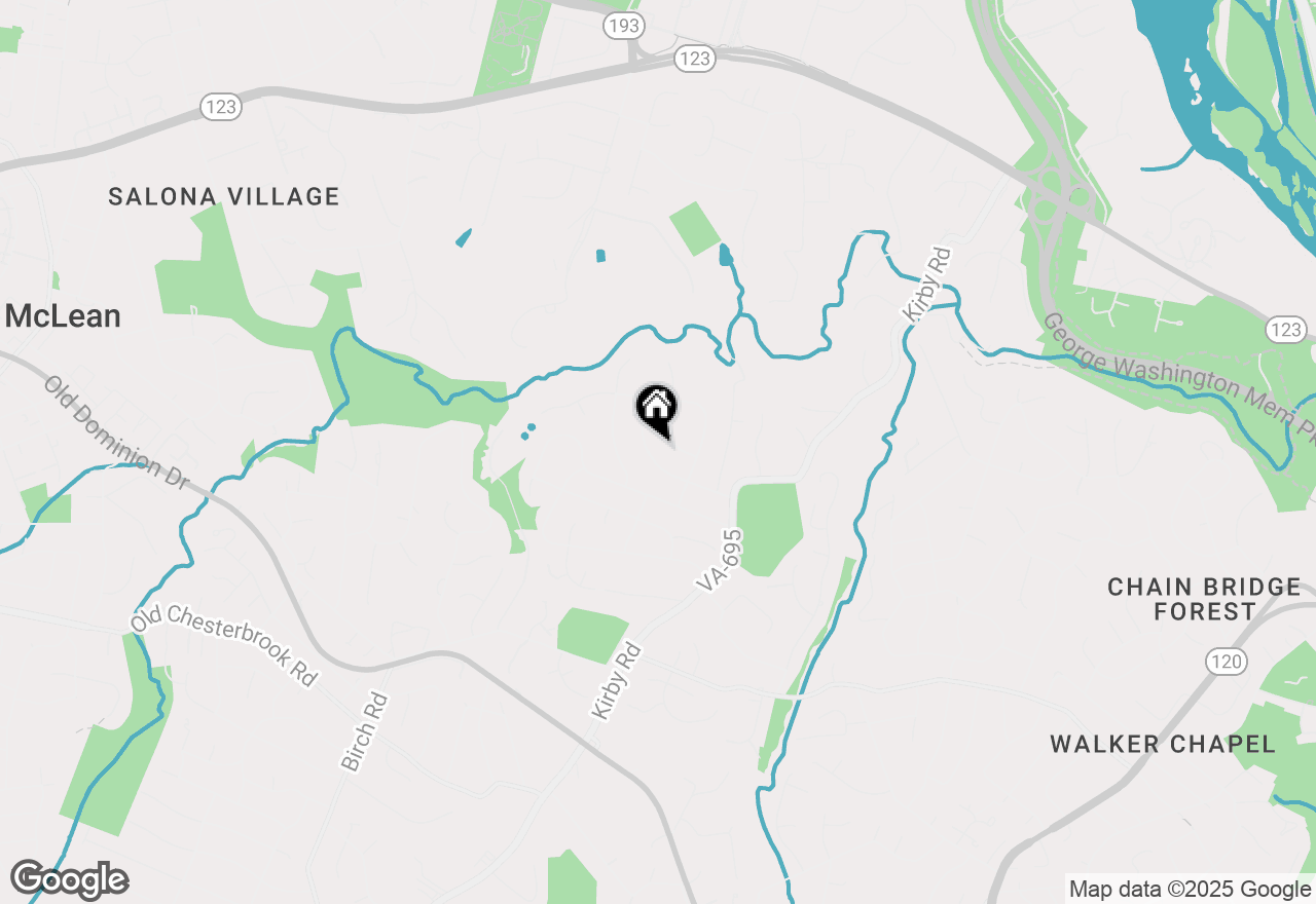 Map of 6212 Loch Raven Drive, Mclean, VA 22101