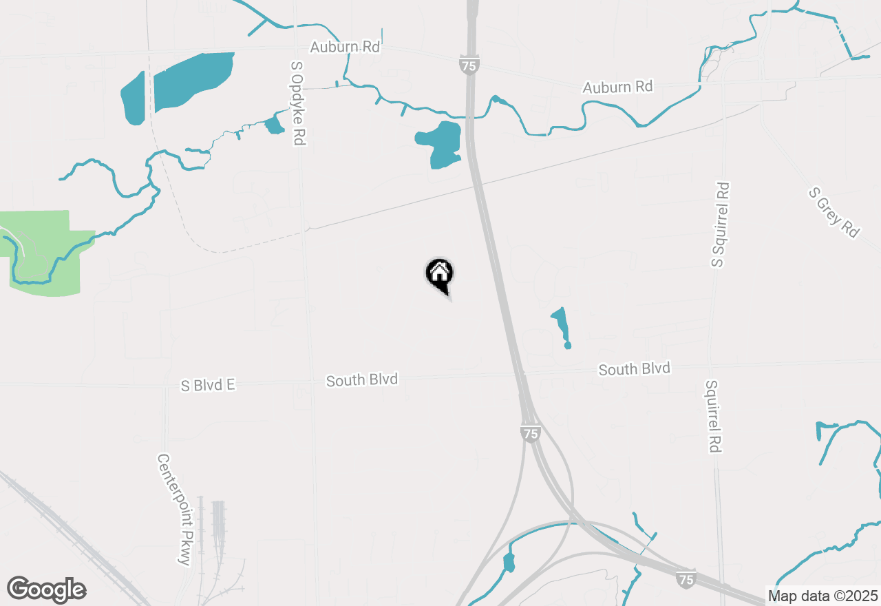 Map of 2574 Binghamton Drive, Auburn Hills, MI 48326