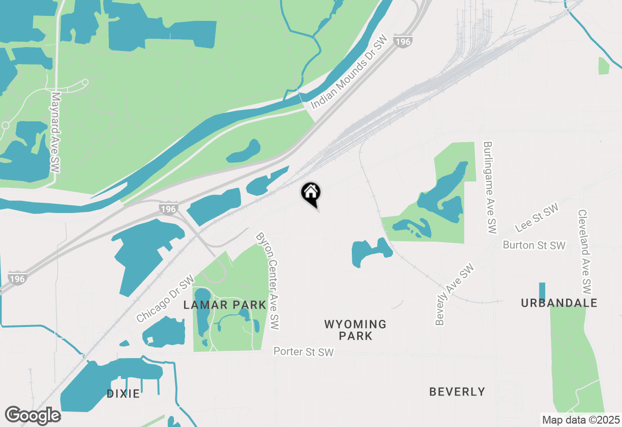 Map of 1902 Wyoming Avenue Sw, Wyoming, MI 49519
