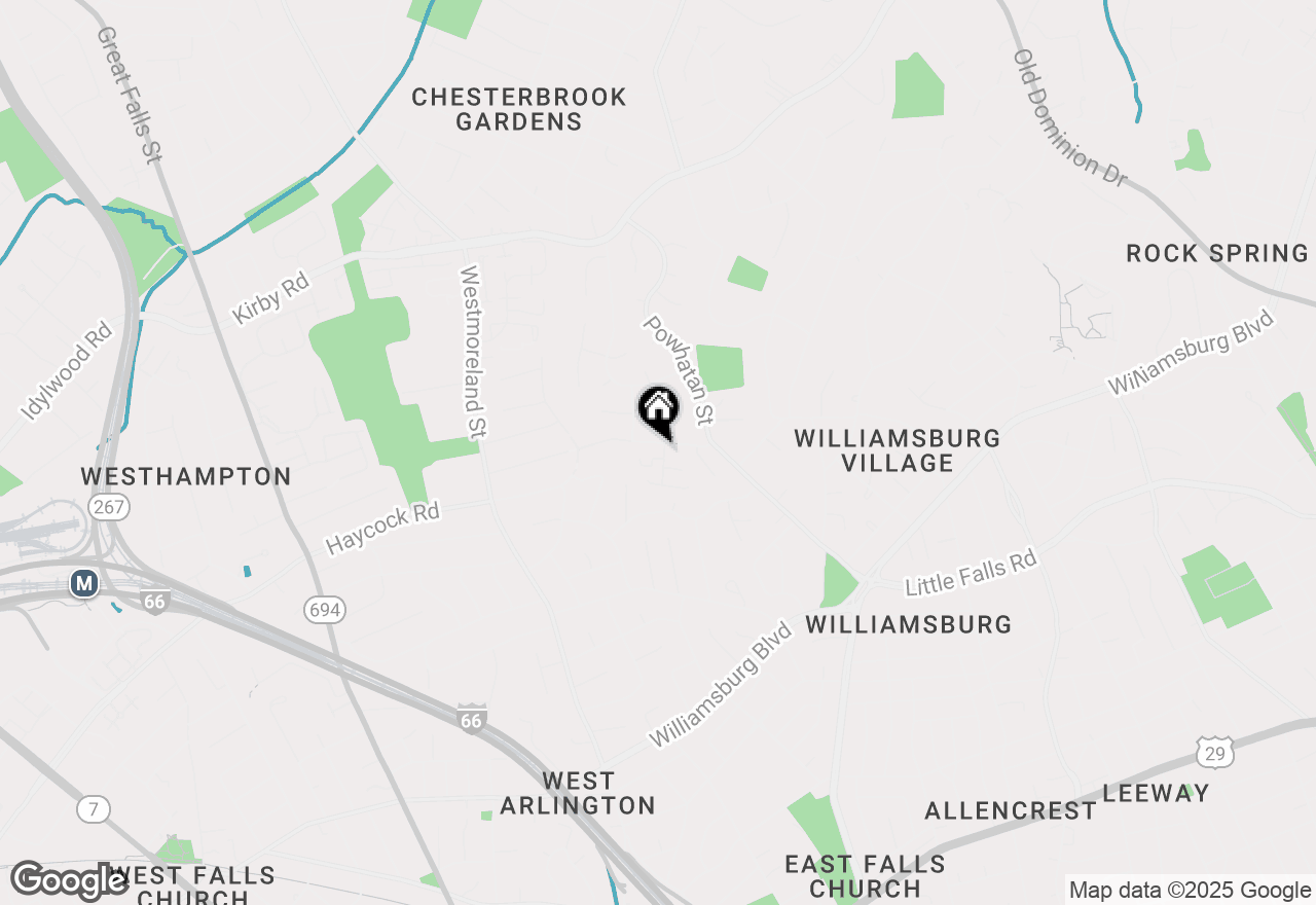 Map of 2148 Crimmins Lane, Falls Church, VA 22043