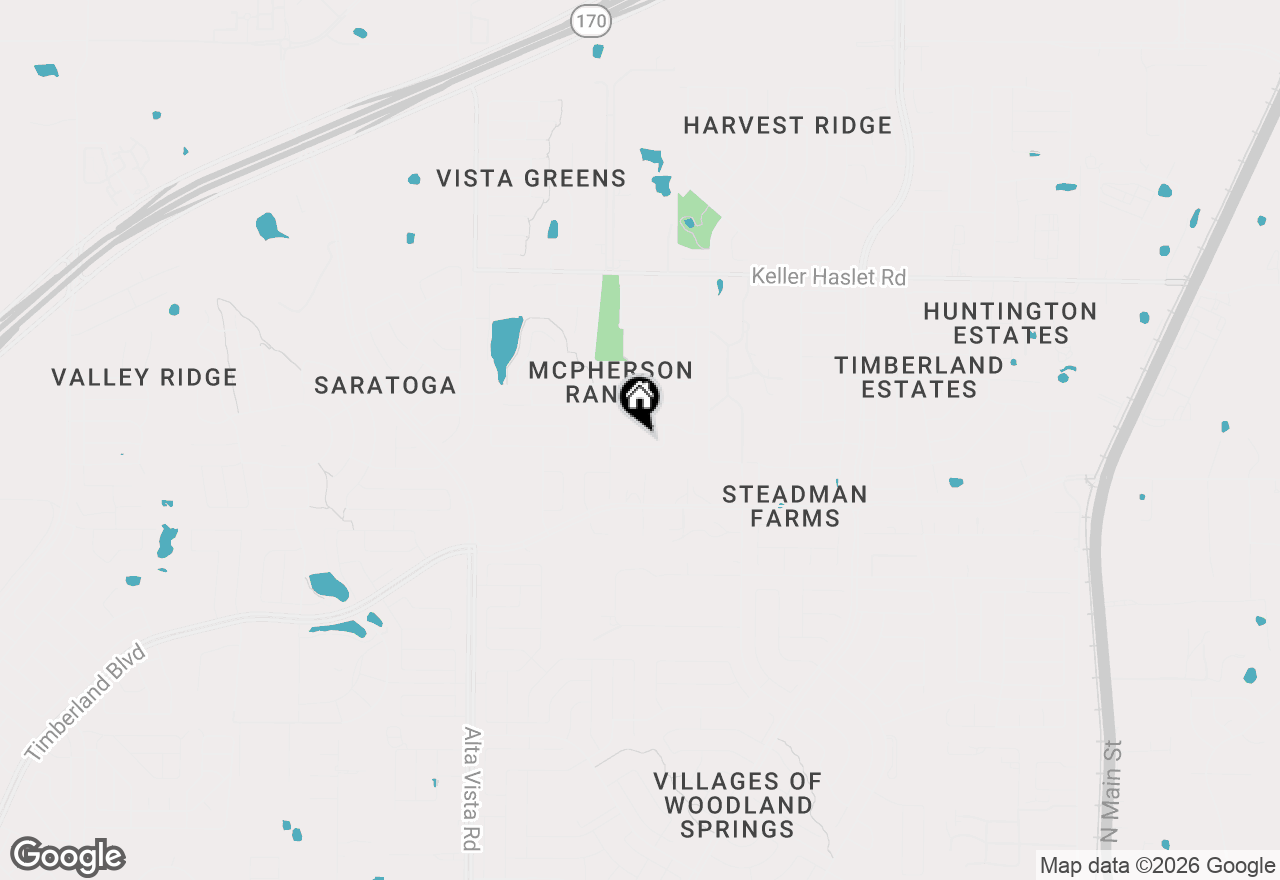 Map of 4021 Landisburg Trail, Fort Worth, TX 76244