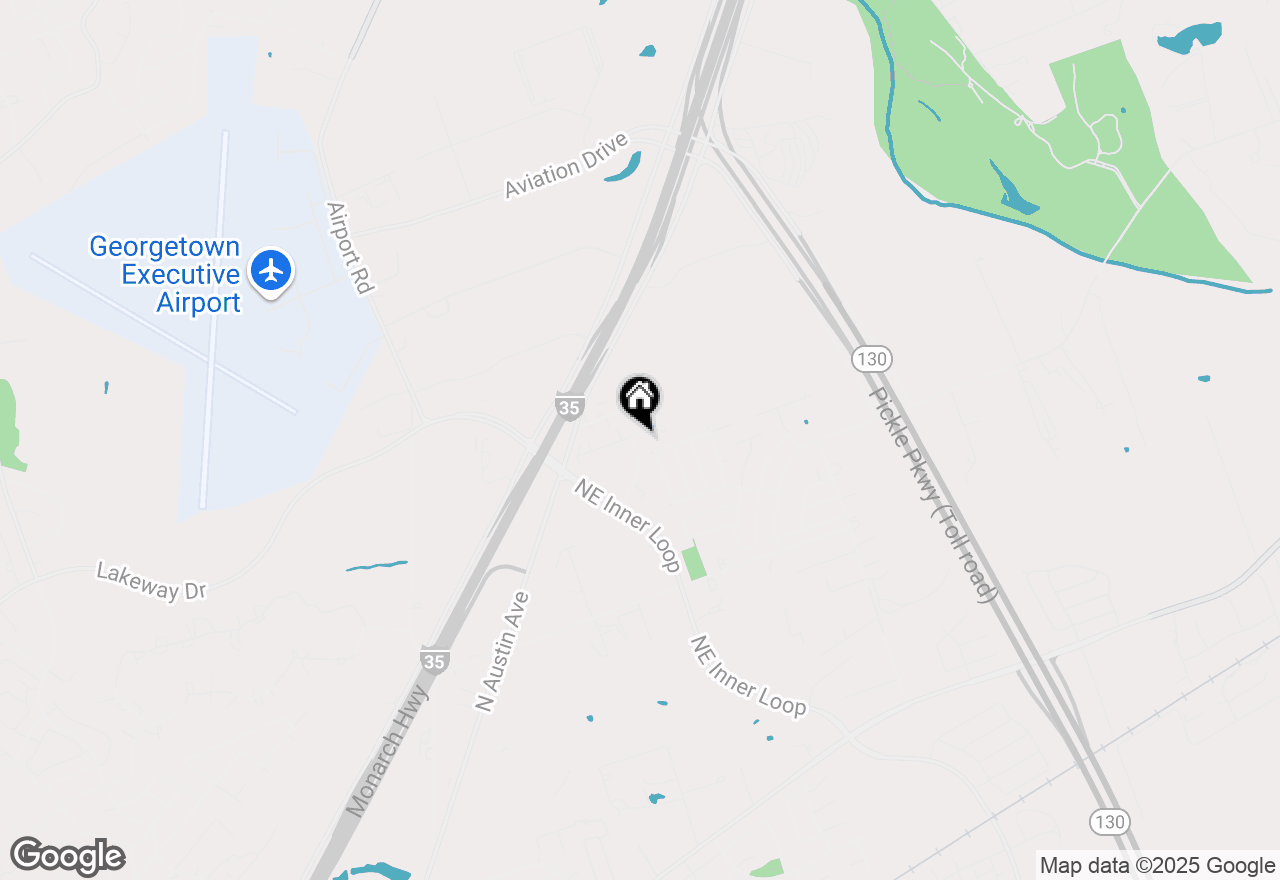 Map of 40120A Industrial Park Cir #D, Georgetown, TX 78626