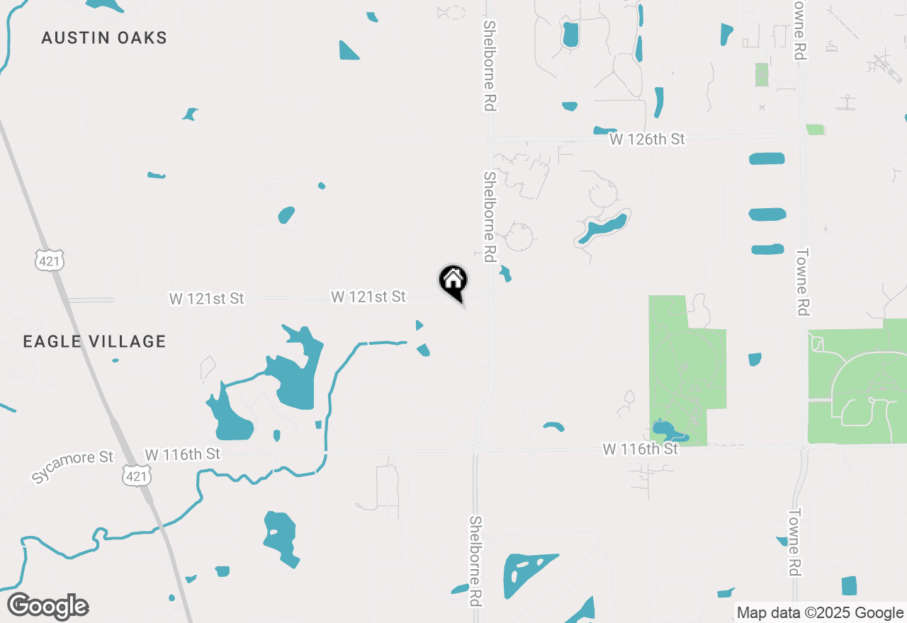 Map of 3720 Abney Highland Drive, Zionsville, IN 46077