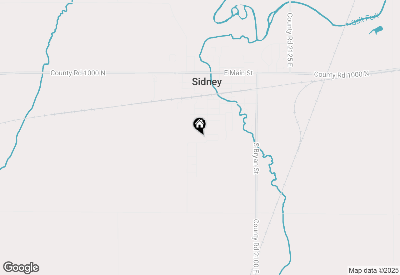 Map of 512 S Scarborough Street, Sidney, IL 61877