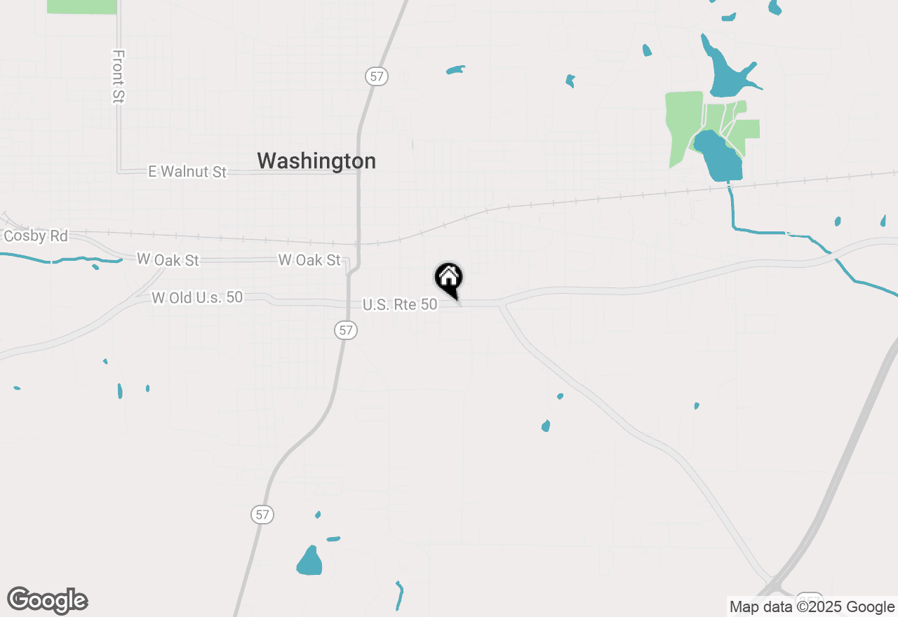Map of 1003 E National Highway, Washington, IN 47501