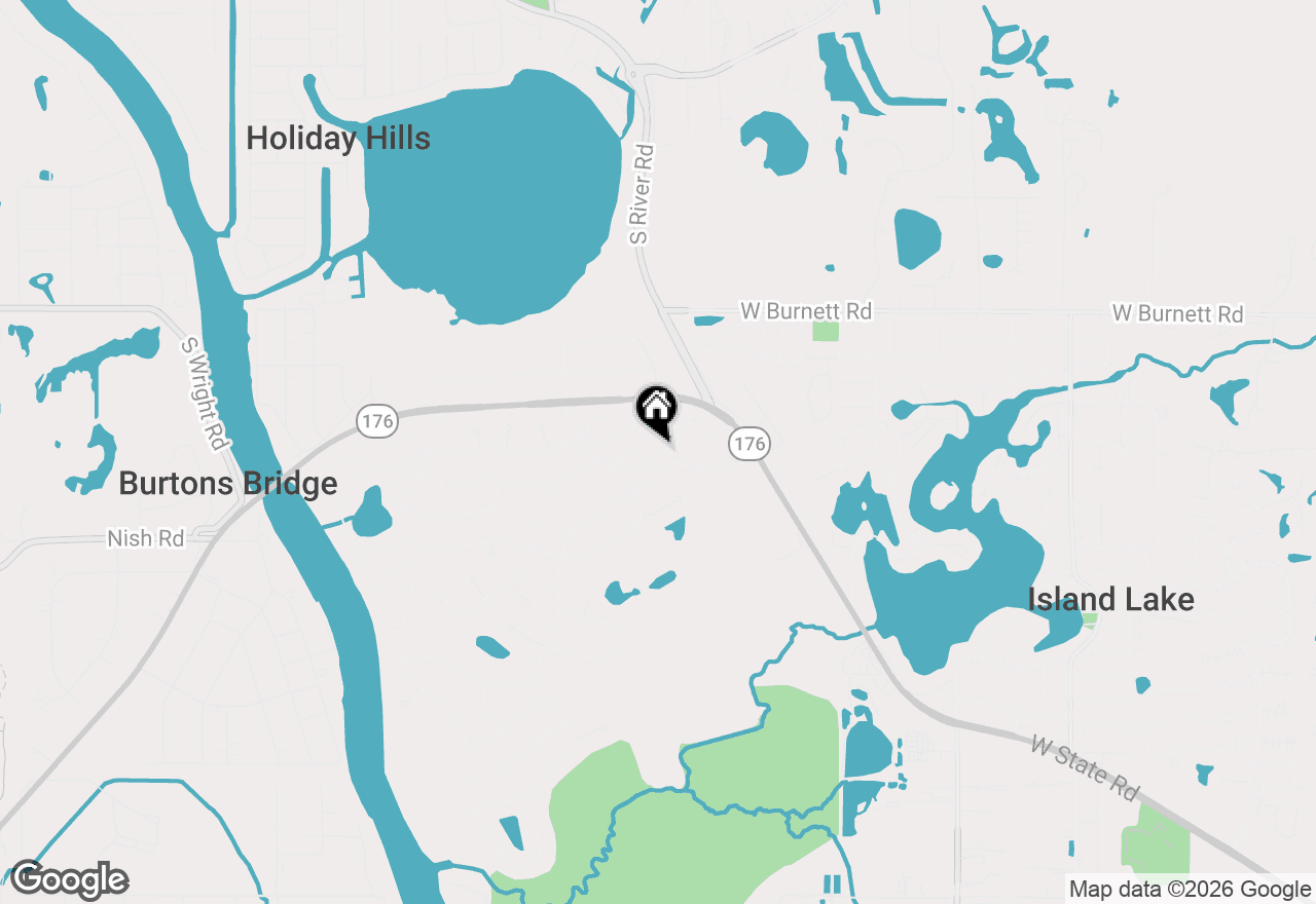 Map of 640 Pleasant Place, Island Lake, IL 60042