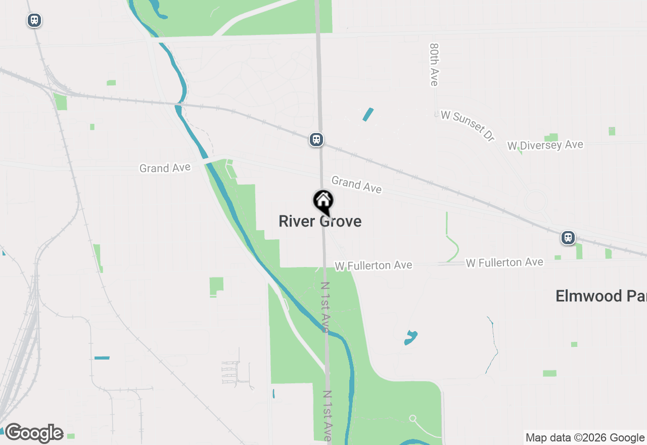 Map of 2811 Thatcher Avenue #301, River Grove, IL 60171