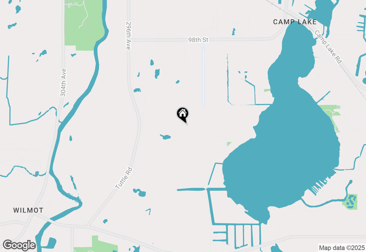 Map of 10515 292nd Ave, Trevor, WI 53179