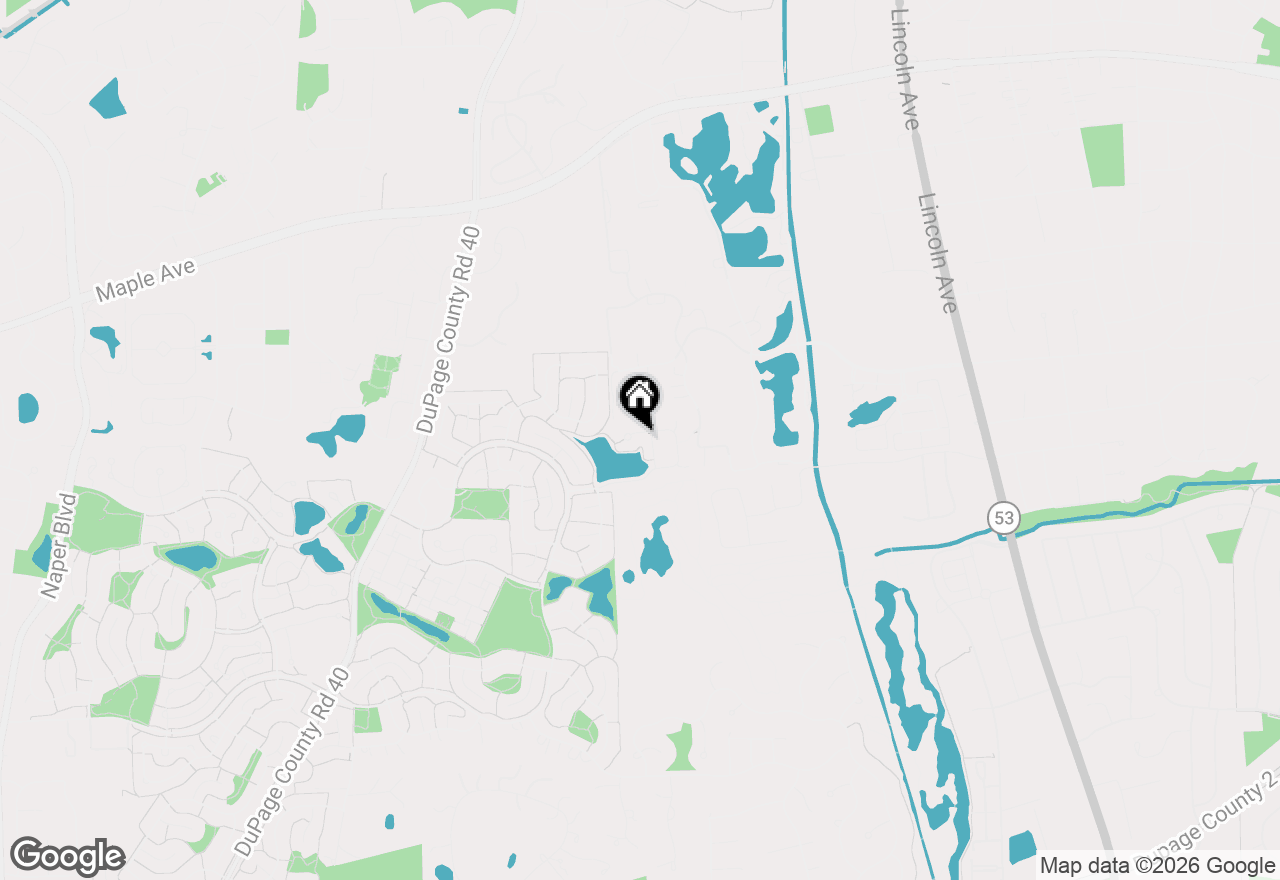 Map of 1763 Briggs Court, Lisle, IL 60532