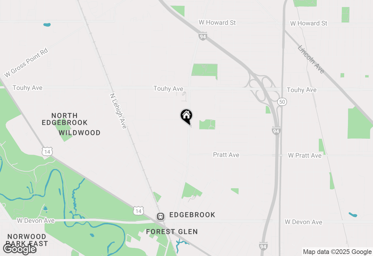 Map of 6938 N Central Avenue, Chicago, IL 60646