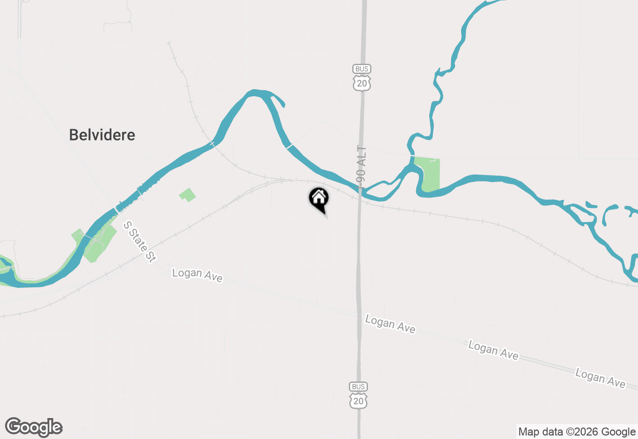 Map of 220 Beacon Drive, Belvidere, IL 61008