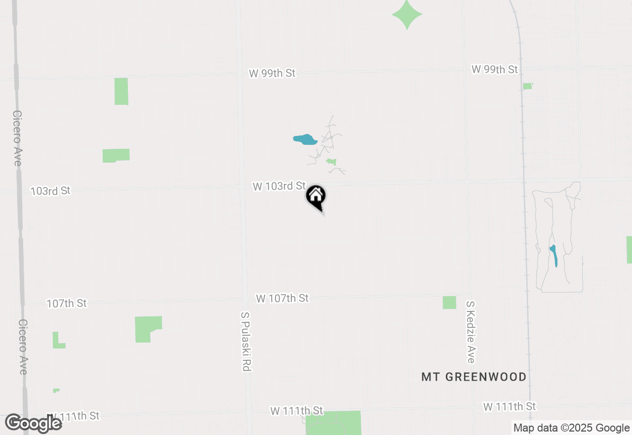 Map of 3723 W 104th Street, Chicago, IL 60655