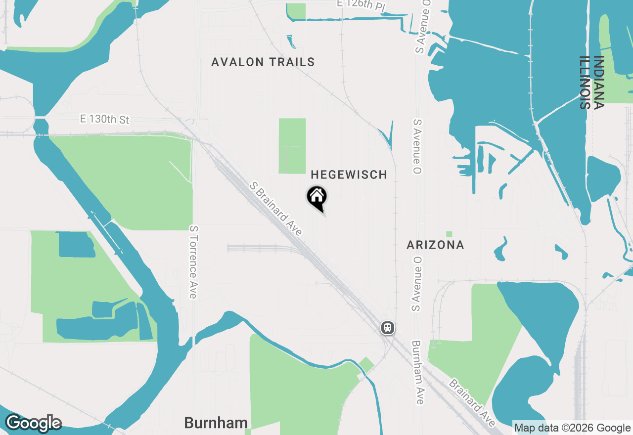 Map of 13334 S Houston Avenue, Chicago, IL 60633